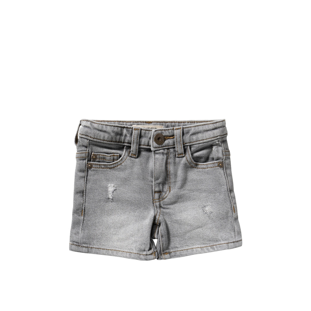 Your Wishes | Grey Denim | Regular Shorts