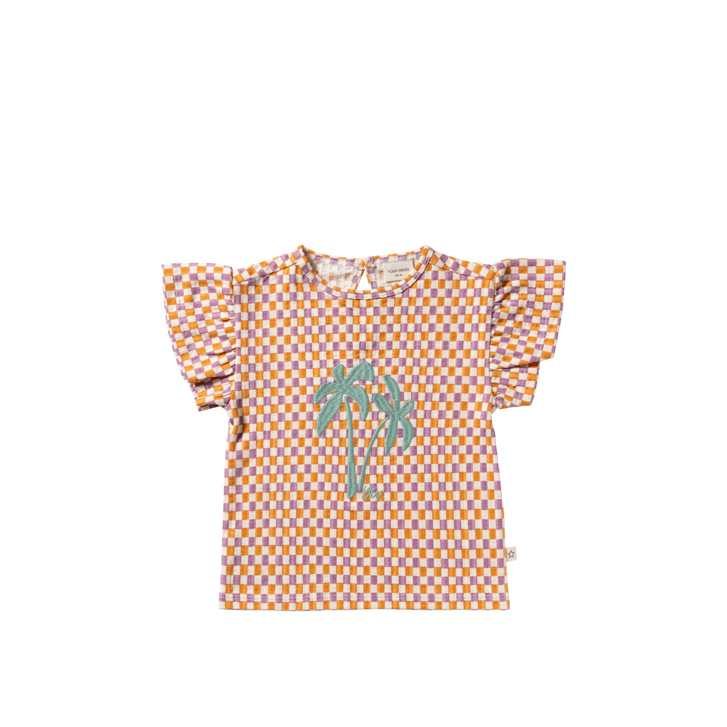 Your Wishes | Mini Check | Ruffle Shirt
