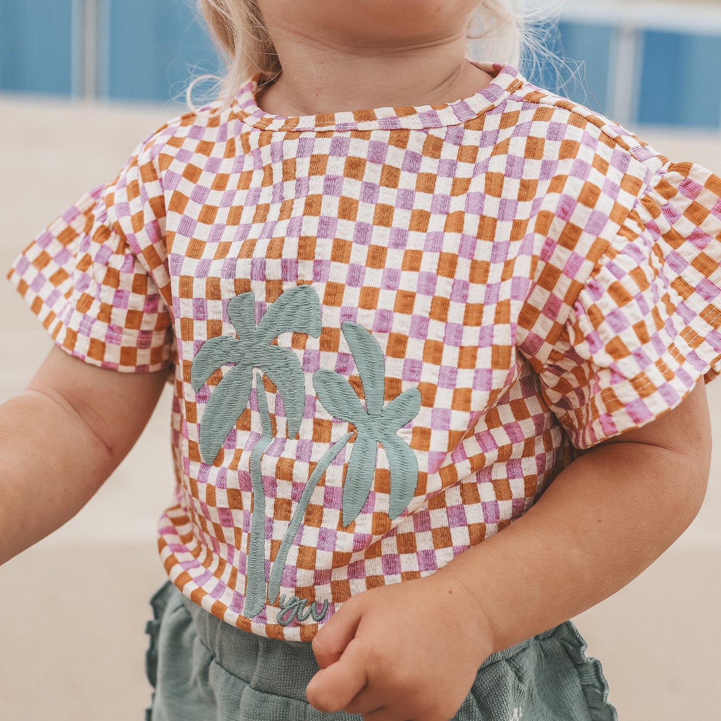 Your Wishes | Mini Check | Ruffle Shirt