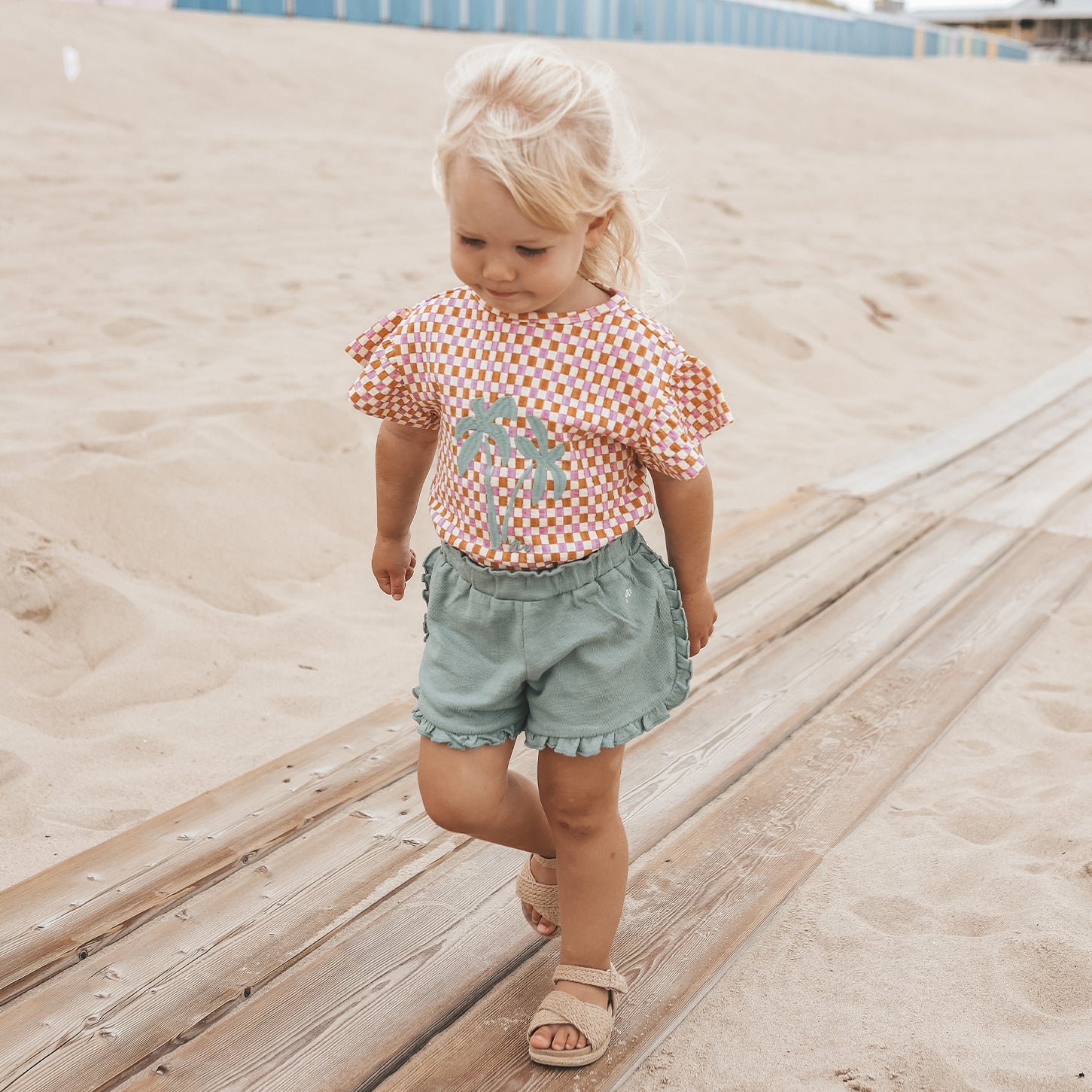 Your Wishes | Mini Check | Ruffle Shirt