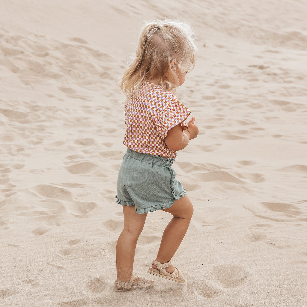 Your Wishes | Mini Check | Ruffle Shirt