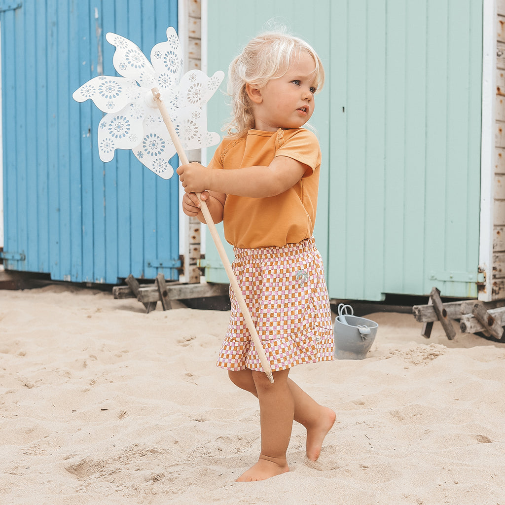 Your Wishes |  Mini Check | Wide Shorts